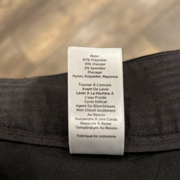 Black Polka Dot Women's Pants - Picture 9 of 10